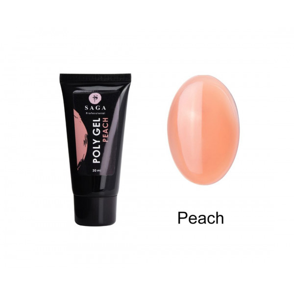 SAGA Poly Gel Peach 30 ml