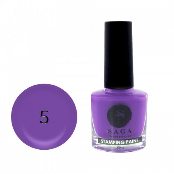 SAGA stamping paint No. 05 purple 8 ml