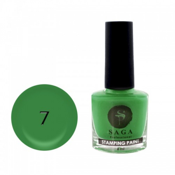 SAGA stamping paint No. 07 green 8 ml