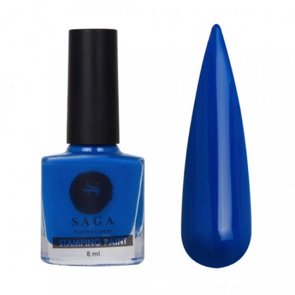 SAGA stamping paint No. 09 blue 8 ml