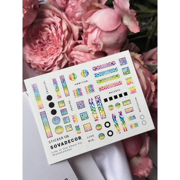 Nail Sticker 126 SOVADECOR