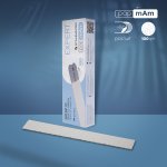 A set of white disposable files-cases for a straight nail file base (DFCE-22-100w) Staleks