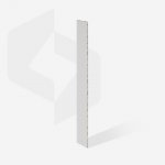 A set of white disposable files-cases for a straight nail file base (DFCE-22-150w) Staleks