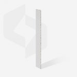 A set of white disposable files-cases for a straight nail file base (DFCE-22-180w) Staleks