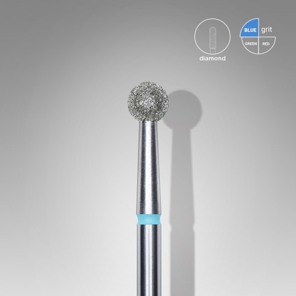Фреза алмазная шар, синяя, диаметр 4,0 мм (FA01B040) Staleks