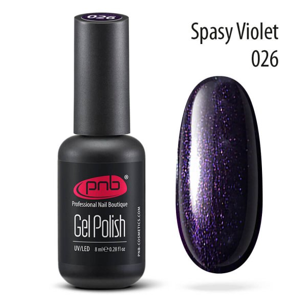 Gel polish №026 Spacy Violet 8 ml. PNB