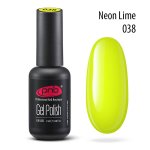 Gel polish №038 Neon Lime 8 ml. PNB