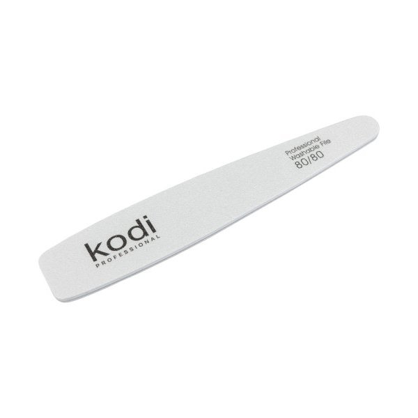 №25 Пилка для ногтей конусная 80/80 (цвет: белый, размер:178/32/4) Kodi Professional