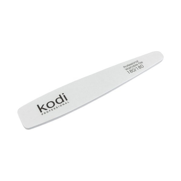 №28 Cone nail file 180/180 (color: white, size: 178/32/4) Kodi Professional