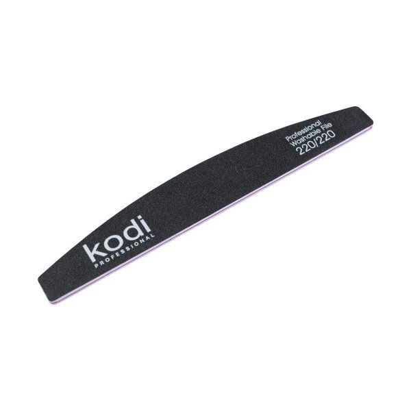 №38 Nail file "Crescent" 220/220 (color: black, size: 178/28/4) Kodi Professional