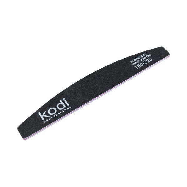 №40 Nail file "Crescent" 180/220 (color: black, size: 178/28/4) Kodi Professional