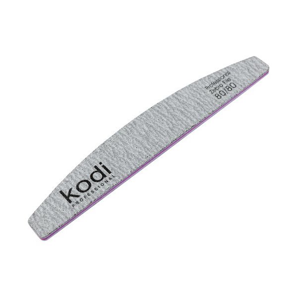 №88 Nail file "Crescent" 80/80 (color: gray, size: 178/28/4) Kodi Professional