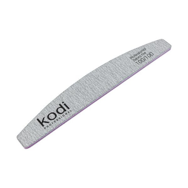 №89 Nail file "Crescent" 100/100 (color: gray, size: 178/28/4) Kodi Professional