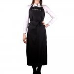 Apron long (black) 68,5*112 cm Komilfo