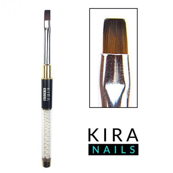 Brush Gel Flat 6 (Nylon) Kira Nails