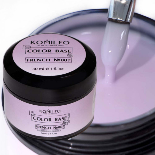 Color Base French №007 30 ml. (without brush,jar) Komilfo