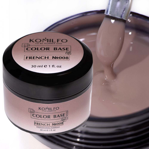 Color Base French №008 30 ml. (without brush,jar) Komilfo