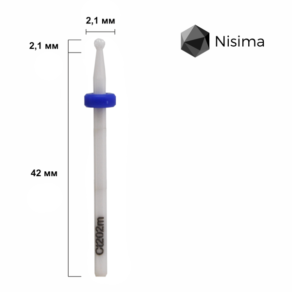 Buffing head ceramic, Ct202mK Nisima