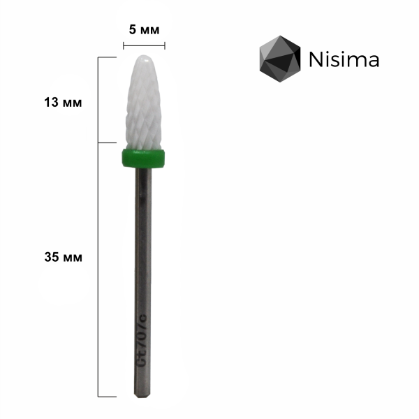 Buffing head ceramic, Ct707cK Nisima