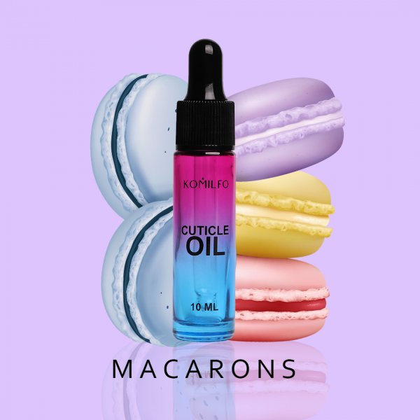 Cuticle oil "Macarons" 10 ml. Komilfo