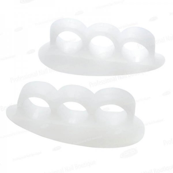 Delimiters for a pedicure  silicone (white,2 pcs.) PNB