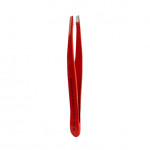 Eyebrow tweezers (TE-11/4,red) Staleks