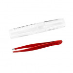 Eyebrow tweezers (TE-11/4,red) Staleks