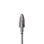 Carbide nail drill bit, “corn”, violet, head diameter 5 mm/ working part 13 mm (FT90V050/13) Staleks 