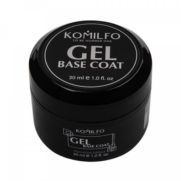 Гель-база Komilfo Gel Base Coat — основа-корректор для гель-лака без кисточки 30 мл.