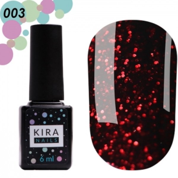 Gel polish Red Hot Kira Peppers №03 6 ml. Kira Nails