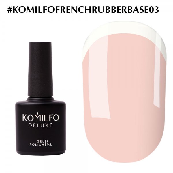 Komilfo French Rubber Base 003 Blondie Pink, 8 ml.