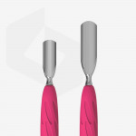 Manicure Pusher With Silicone Handle "Gummy" UNIQ 10 TYPE 1 (Wide Rounded Pusher + Narrow Rounded Pusher) PQ-10/1 Staleks