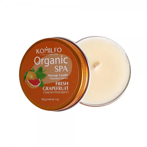 Massage Candle Fresh Grapefruit 30 g. Komilfo