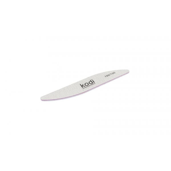 Nail file "Boomerang" 100/100 (color: gray, size: 178/30/5) Kodi Professional