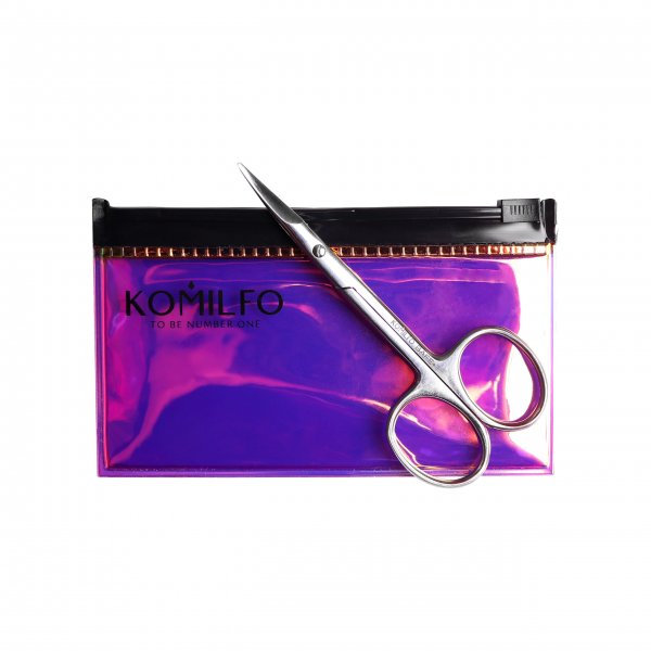 Nail scissors SAFE+ in dichroic case (22 mm) Komilfo
