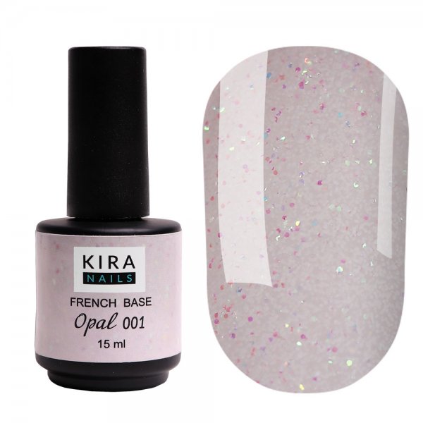 French Base Opal №001 15 ml. Kira Nails