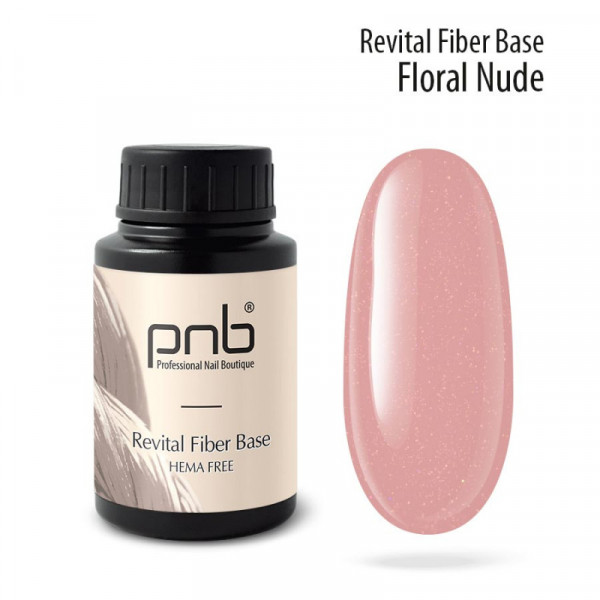 Revital Fiber Base Floral Nude (hema free,without brush) 30 ml. PNB