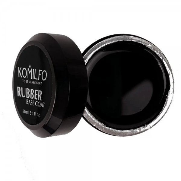 Rubber Base Coat (without brush,jar) 30 ml. Komilfo