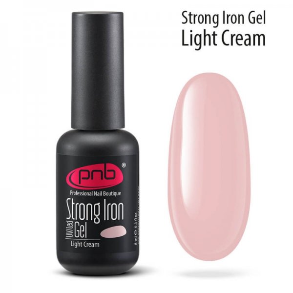UV/LED Strong Iron Gel Light Cream 8 ml. PNB