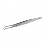 Professional eyelash tweezers (L-shaped 65 °) EXPERT (TE-40/12) Staleks