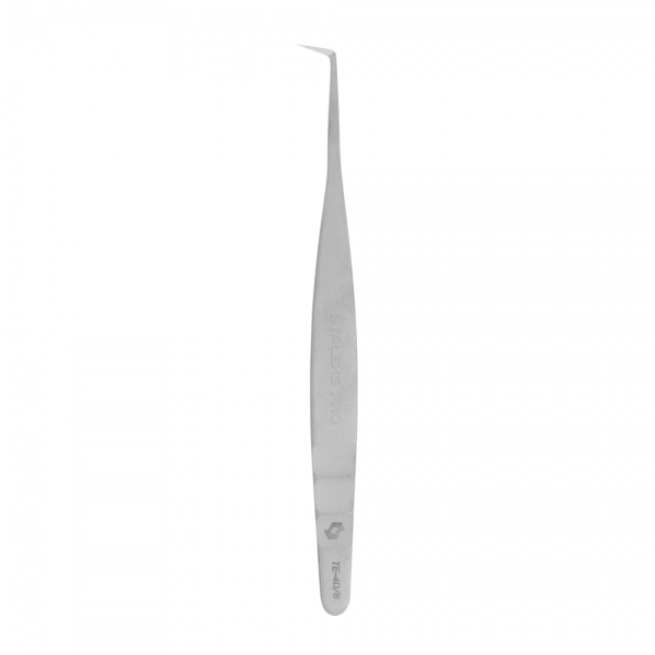 Professional eyelash tweezers EXPERT (L-shaped 85 °) (TE-40/8) Staleks