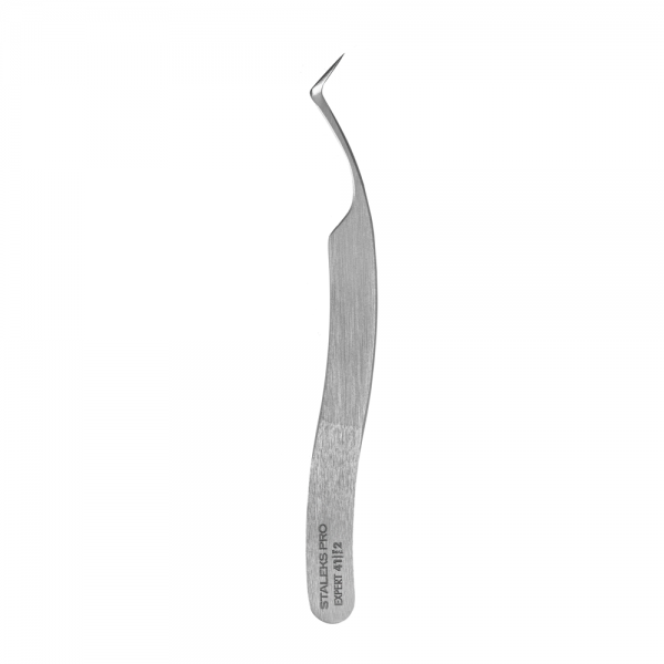 Professional eyelash tweezers EXPERT (TE-41/2) Staleks