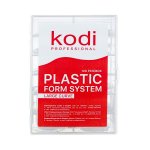 Top plastic form system for nail modeling №3 (Large curve,120 pcs.) Kodi Professional