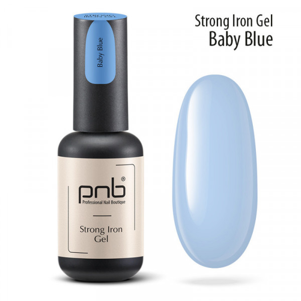 UV/LED Strong Iron Gel Baby Blue 8 ml. PNB