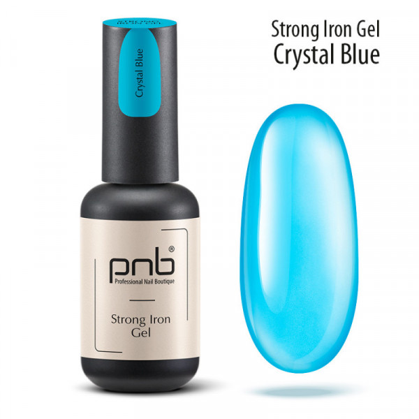 UV/LED Strong Iron Gel Crystal Blue 8 ml. PNB