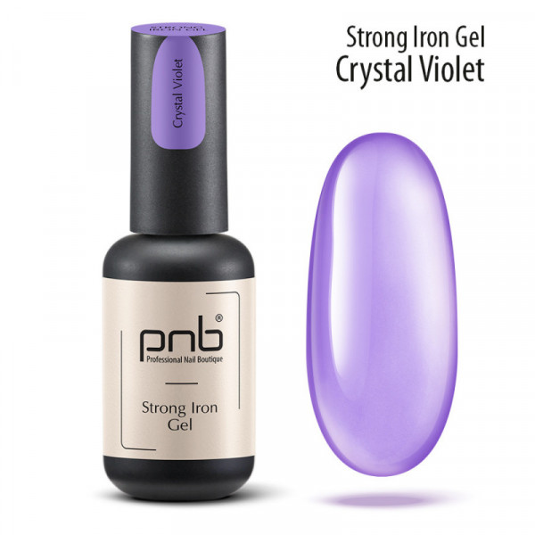 UV/LED Strong Iron Gel Crystal Violet 8 ml. PNB