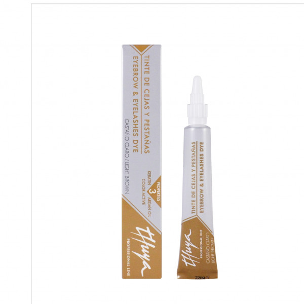 Eyebrow and eyelash dye (light brown) 14 ml. Thuya