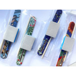 Disposable manicure set, (mini-file 100/180, mini-buff 180/240 , orange stick) Wonderfile