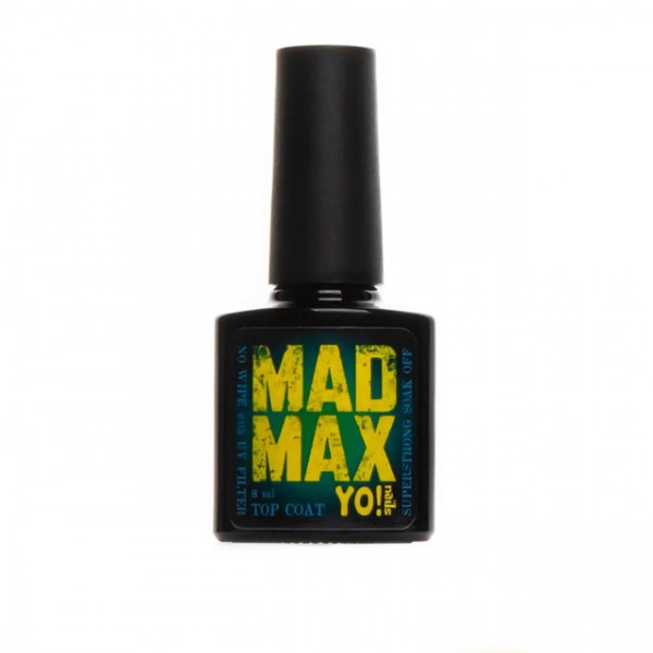 Yo!Nails Top Mad Max с УФ фильтрами, 8 мл