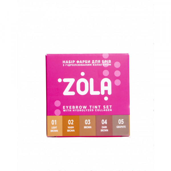 A set of paints with an oxidizer (New Innovative Coloring System in a sachet) ZOLA